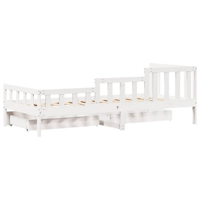 Vuodesohva laatikoilla 90x190 cm täysi mänty
