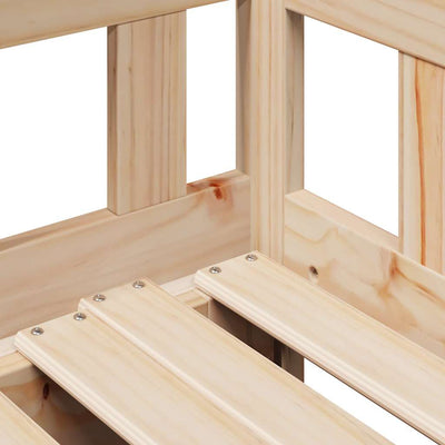 Vuodesohva rullilla ja laatikoilla Adania 90x190cm (mänty)