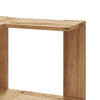 Kulmakirjahylly 3 tasoa artesaanitammi 50x50x102cm tekninen puu