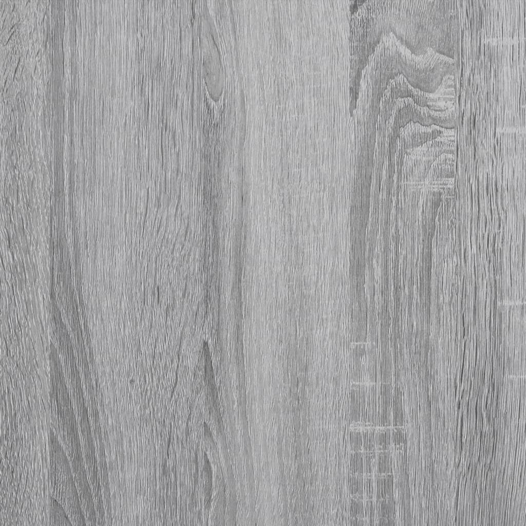 Harmaa seinäkulmahylly Clarine 36,5x36,5x140cm (puinen)