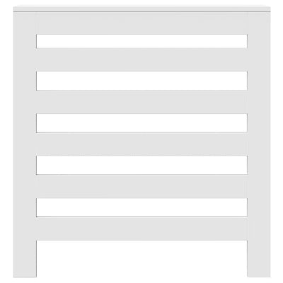 Lämpöpatterin suoja valkoinen 78x20x82 cm tekninen puu