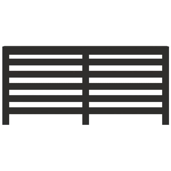 Musta Erzsibet lämpöpatterin suoja 175x20x82cm (puinen)