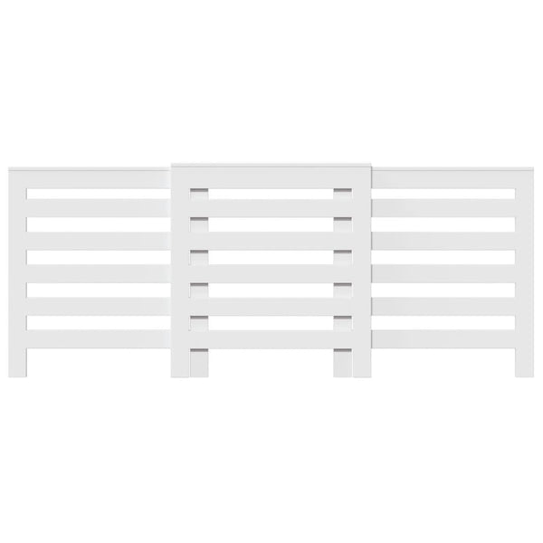Valkoinen lämpöpatterin suoja Erzsibet 205x21,5x83,5cm (puinen)