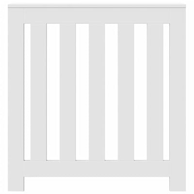 Lämpöpatterin suoja valkoinen 78x20x82 cm tekninen puu