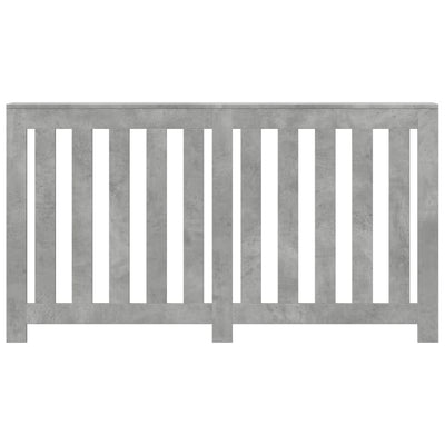 Lämpöpatterin suoja betoninharmaa 149x20x82 cm tekninen puu