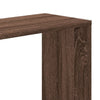 Kirjahylly 5 tasoa ruskea tammi 80,5x23,5x162,5 cm tekninen puu