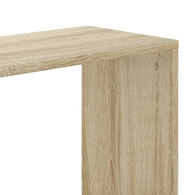 Kirjahylly 5 tasoa Sonoma-tammi 45x23,5x162,5 cm tekninen puu