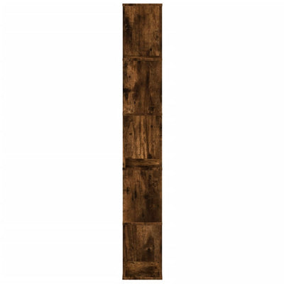 Kirjahylly 5 tasoa savutammi 45x23,5x162,5 cm tekninen puu