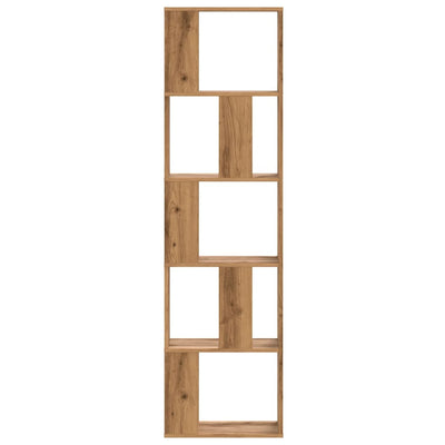 Kirjahylly 5 tasoa artesaani tammi 45x23,5x162,5 cm puu