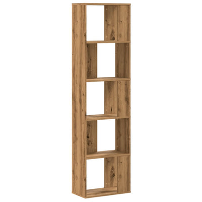 Kirjahylly 5 tasoa artesaani tammi 45x23,5x162,5 cm puu