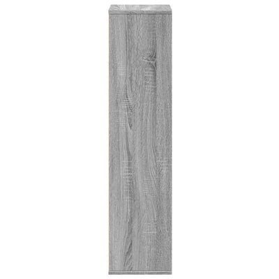 Kirjahylly harmaa Sonoma 50x25x105 cm tekninen puu