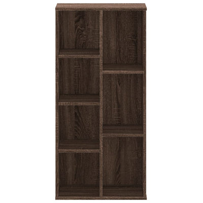 Kirjahylly ruskea tammi 50x25x105 cm tekninen puu