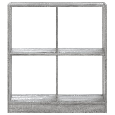 Kirjahylly harmaa Sonoma 68,5x32x75 cm tekninen puu