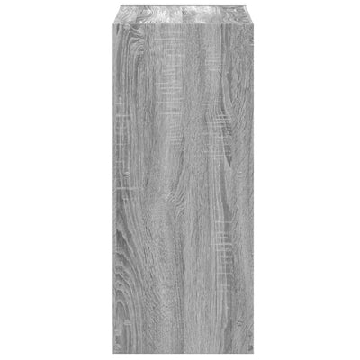Kirjahylly harmaa Sonoma 68,5x32x75 cm tekninen puu