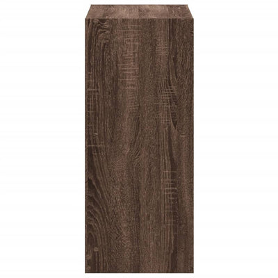 Kirjahylly ruskea tammi 68,5x32x75 cm tekninen puu