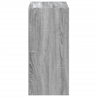 Kirjahylly harmaa Sonoma 68,5x32x68,5 cm tekninen puu