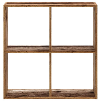 Kirjahylly vanha puu 68,5x32x68,5 cm tekninen puu