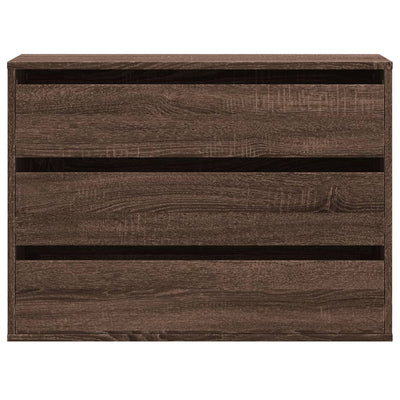 Kulmalipasto ruskea tammi 80x41x58 cm tekninen puu