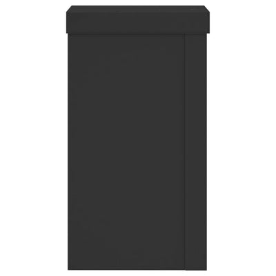 Kasvitelineet 2 kpl musta 10x10x18 cm tekninen puu