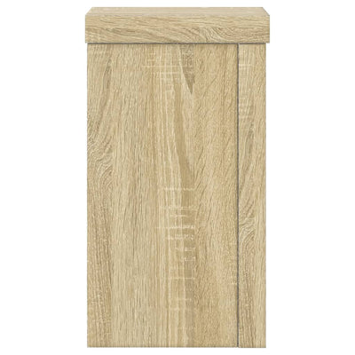 Kasvitelineet 2 kpl Sonoma-tammi 10x10x18 cm tekninen puu