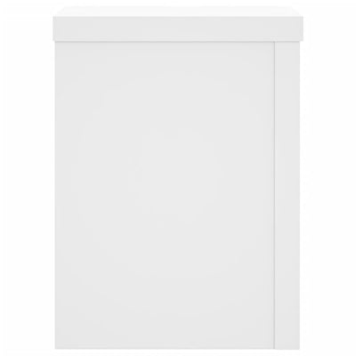 Kasvitelineet 2 kpl valkoinen 15x15x20 cm tekninen puu
