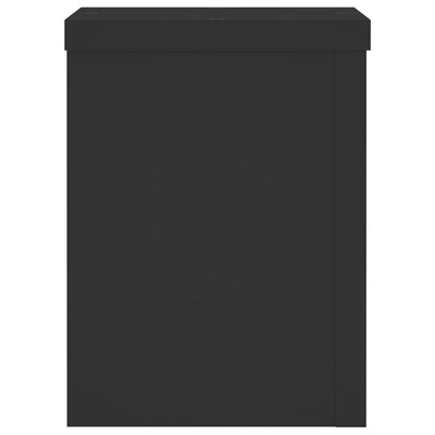 Kasvitelineet 2 kpl musta 15x15x20 cm tekninen puu