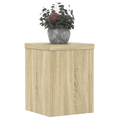 Kasvitelineet 2 kpl Sonoma-tammi 15x15x20 cm tekninen puu