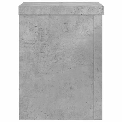 Kasvitelineet 2 kpl betoninharmaa 15x15x20 cm tekninen puu