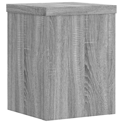 Kasvitelineet 2 kpl harmaa Sonoma 15x15x20 cm tekninen puu