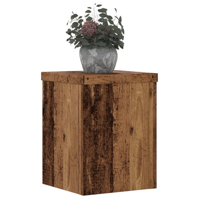 Kasvitelineet 2 kpl vanha puu 15x15x20 cm tekninen puu