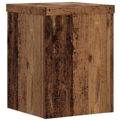 Kasvitelineet 2 kpl vanha puu 15x15x20 cm tekninen puu