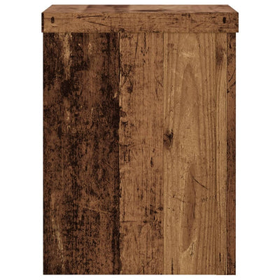 Kasvitelineet 2 kpl vanha puu 15x15x20 cm tekninen puu