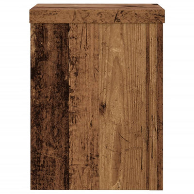 Kasvitelineet 2 kpl vanha puu 15x15x20 cm tekninen puu