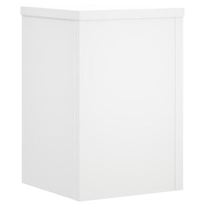 Kasvitelineet 2 kpl valkoinen 20x20x30 cm tekninen puu