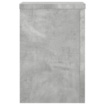 Kasvitelineet 2 kpl betoninharmaa 20x20x30 cm tekninen puu