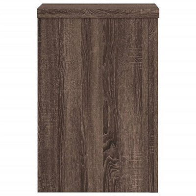 Kasvitelineet 2 kpl ruskea tammi 20x20x30 cm tekninen puu