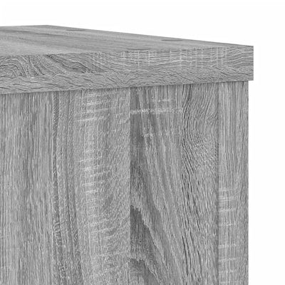 Kasvitelineet 2 kpl harmaa Sonoma 25x25x35 cm tekninen puu
