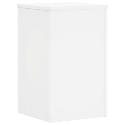 Kasvitelineet 2 kpl valkoinen 30x30x50 cm tekninen puu