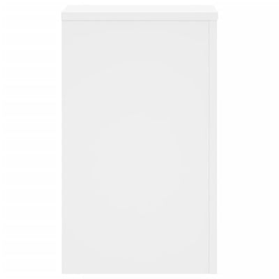 Kasvitelineet 2 kpl valkoinen 30x30x50 cm tekninen puu