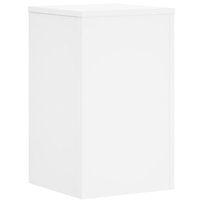 Kasvitelineet 2 kpl valkoinen 30x30x50 cm tekninen puu