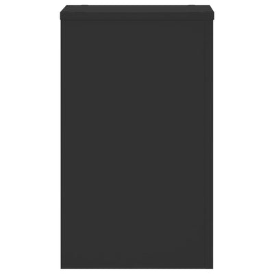 Kasvitelineet 2 kpl musta 30x30x50 cm tekninen puu