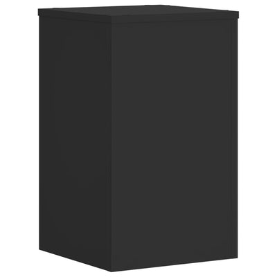 Kasvitelineet 2 kpl musta 30x30x50 cm tekninen puu