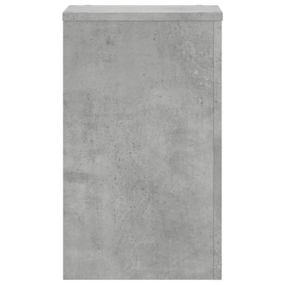 Kasvitelineet 2 kpl betoninharmaa 30x30x50 cm tekninen puu