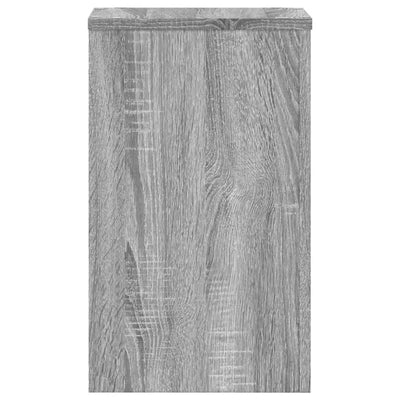 Kasvitelineet 2 kpl harmaa Sonoma 30x30x50 cm tekninen puu