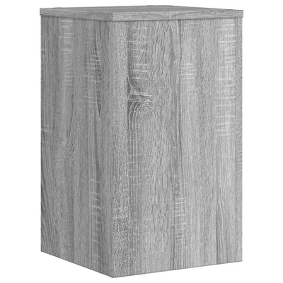 Kasvitelineet 2 kpl harmaa Sonoma 30x30x50 cm tekninen puu