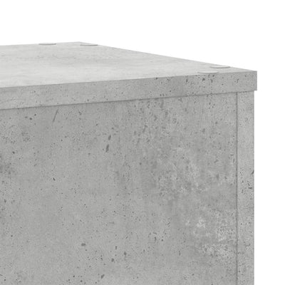 Kasvitelineet 2 kpl betoninharmaa 30x30x70 cm tekninen puu