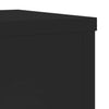 Kasvitelineet 2 kpl musta 25x25x80 cm tekninen puu