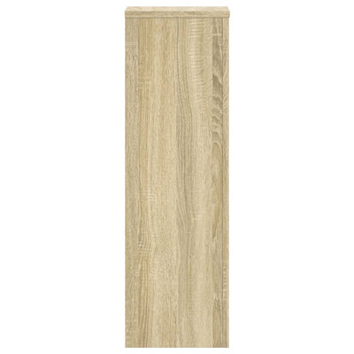 Kasvitelineet 2 kpl Sonoma-tammi 25x25x80 cm tekninen puu