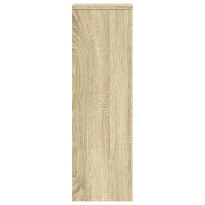 Kasvitelineet 2 kpl Sonoma-tammi 25x25x80 cm tekninen puu