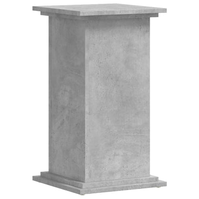 Kasviteline betoninharmaa 33x33x60 cm tekninen puu
